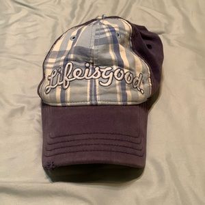 Life is good one size fits all ball cap